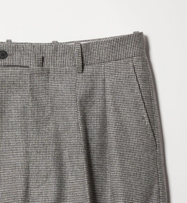 STEVEN ALAN「＜Steven Alan＞ ウール フラノ インツープリーツ ドレス トラウザーズ」|スラックス|