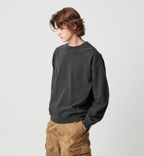 MONKEY TIME「オゾンウォッシュ フレンチテリー クルーネック スウェット」|Tシャツ・カットソー|