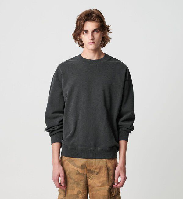 MONKEY TIME「オゾンウォッシュ フレンチテリー クルーネック スウェット」|Tシャツ・カットソー|