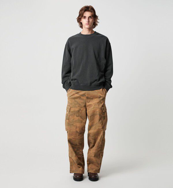 MONKEY TIME「オゾンウォッシュ フレンチテリー クルーネック スウェット」|Tシャツ・カットソー|