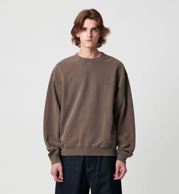 MONKEY TIME「オゾンウォッシュ フレンチテリー クルーネック スウェット」|Tシャツ・カットソー|