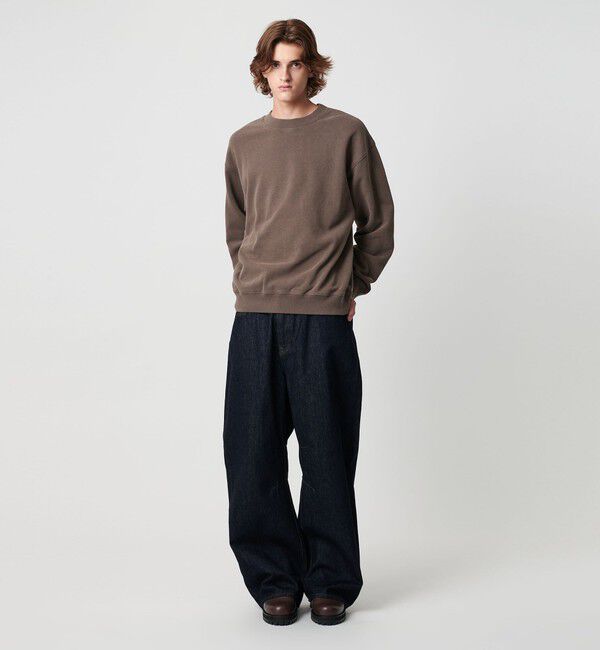 MONKEY TIME「オゾンウォッシュ フレンチテリー クルーネック スウェット」|Tシャツ・カットソー|