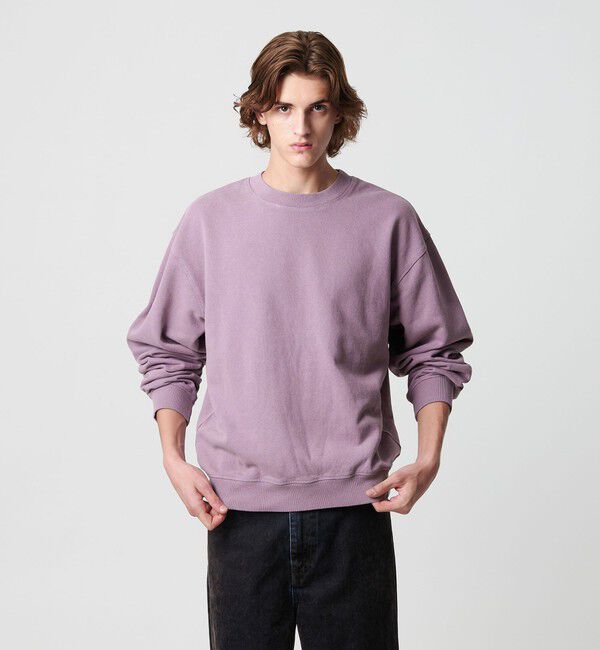 MONKEY TIME「オゾンウォッシュ フレンチテリー クルーネック スウェット」|Tシャツ・カットソー|