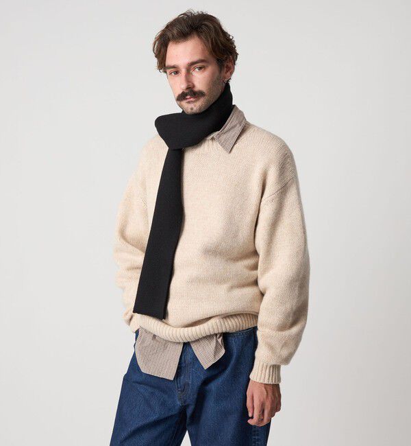 STEVEN ALAN「＜Steven Alan＞ ハミルトンラムズウール ハイクルーネック ニット NARROW」|ニット・セーター|