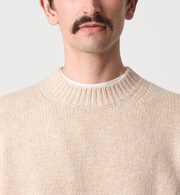 STEVEN ALAN「＜Steven Alan＞ ハミルトンラムズウール ハイクルーネック ニット NARROW」|ニット・セーター|