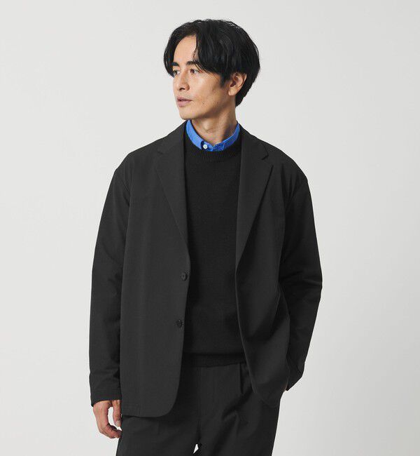 BEAUTY&YOUTH UNITED ARROWS「KOMATSU PACK URK リラックス ジャケット ストレッチ セットアップ対応 裏起毛」|テーラードジャケット|