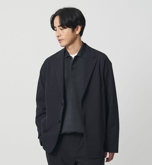 BEAUTY&YOUTH UNITED ARROWS「KOMATSU PACK URK リラックス ジャケット ストレッチ セットアップ対応 裏起毛」|テーラードジャケット|