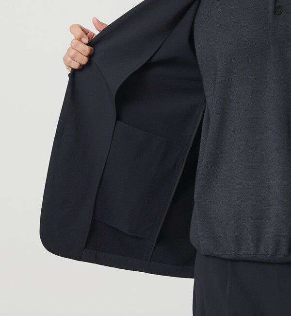 BEAUTY&YOUTH UNITED ARROWS「KOMATSU PACK URK リラックス ジャケット ストレッチ セットアップ対応 裏起毛」|テーラードジャケット|