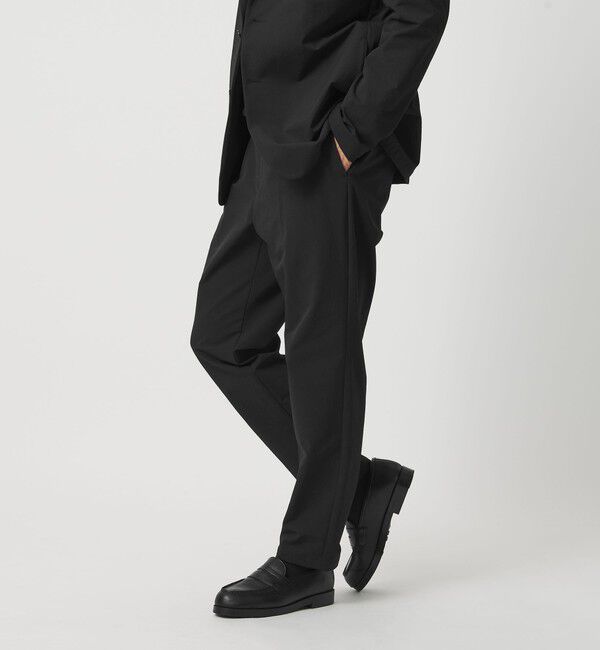 BEAUTY&YOUTH UNITED ARROWS「KOMATSU PACK URK 1プリーツ テーパード パンツ ストレッチ セットアップ対応 裏起毛」|チノ|
