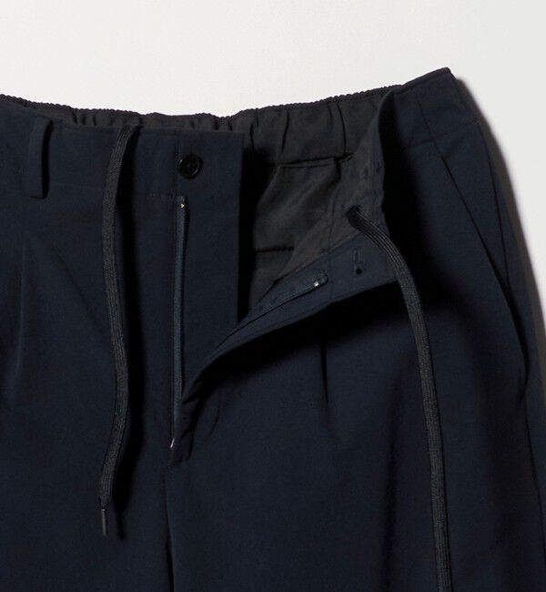 BEAUTY&YOUTH UNITED ARROWS「KOMATSU PACK URK 1プリーツ テーパード パンツ ストレッチ セットアップ対応 裏起毛」|チノ|