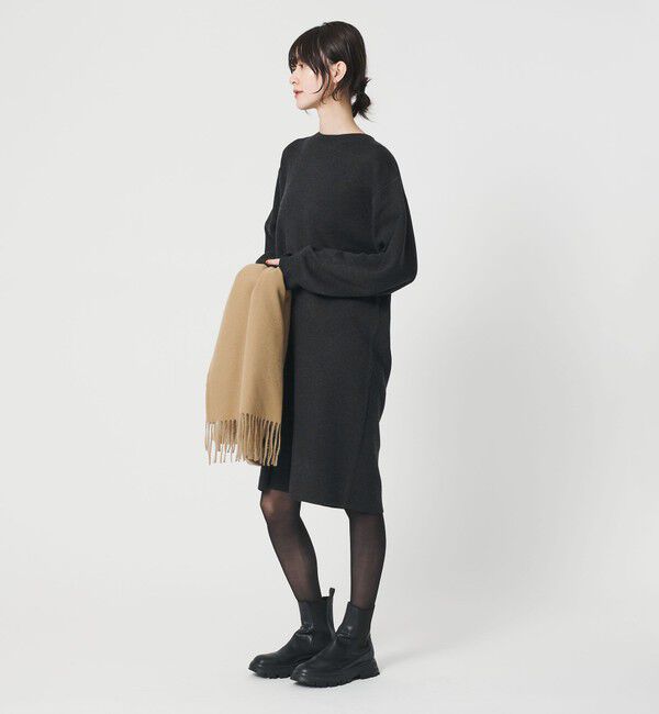BEAUTY&YOUTH UNITED ARROWS「【WEB限定 Wardrobe DAILY MINIMAL】コクーンニットワンピース ウォッシャブル」|ワンピース|