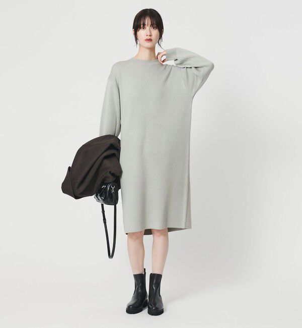 BEAUTY&YOUTH UNITED ARROWS「【WEB限定 Wardrobe DAILY MINIMAL】コクーンニットワンピース ウォッシャブル」|ワンピース|