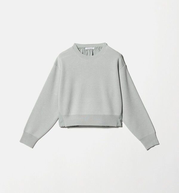 BEAUTY&YOUTH UNITED ARROWS「【WEB限定 Wardrobe DAILY MINIMAL】ドロスト ドッキングニットプルオーバー ウォッシャブル」|ニット・セーター|