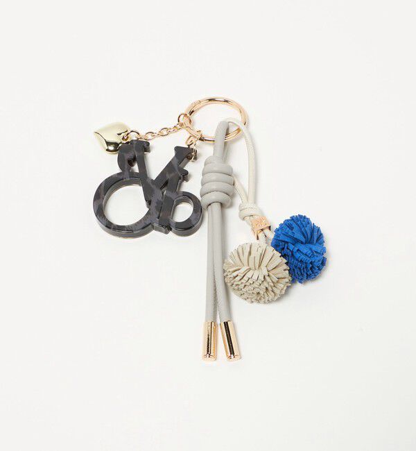 BEAUTY&YOUTH UNITED ARROWS「＜VIOLAd&rsquo;ORO＞ポンポン ロゴ バッグチャーム」|キーケース|