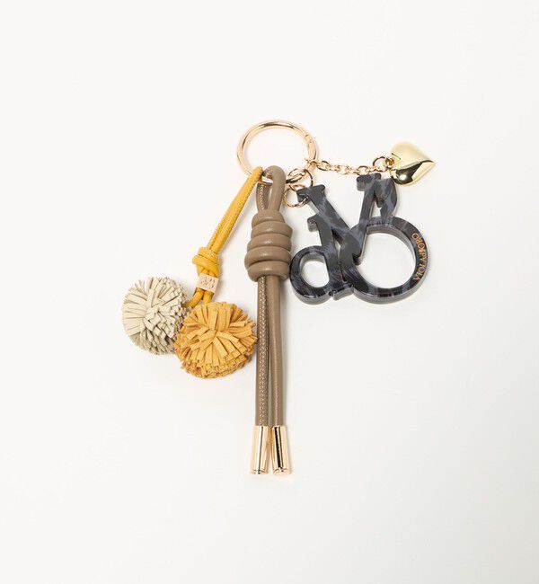 BEAUTY&YOUTH UNITED ARROWS「＜VIOLAd&rsquo;ORO＞ポンポン ロゴ バッグチャーム」|キーケース|MOCA