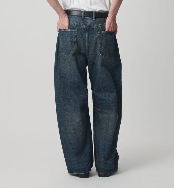 MONKEY TIME「デニム カーブ パンツ」|チノ|