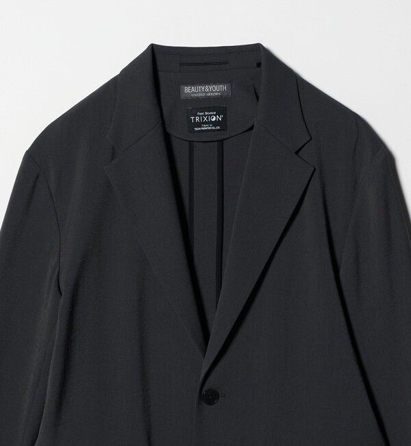 BEAUTY&YOUTH UNITED ARROWS「トリクシオン シャンブレー コンフォート ジャケット セットアップ対応可能」|テーラードジャケット|