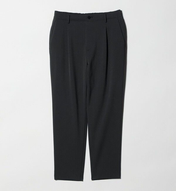 BEAUTY&YOUTH UNITED ARROWS「トリクシオン シャンブレー 1P テーパード スラックス NO.5 セットアップ対応可能」|チノ|DK.GRAY