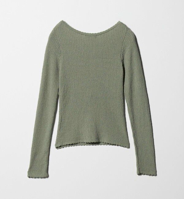 BEAUTY&YOUTH UNITED ARROWS「フロントタック リブニットプルオーバー」|ニット・セーター|