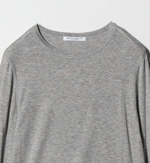 BEAUTY&YOUTH UNITED ARROWS「セルロースブレンド クルーネックカットソー」|Tシャツ・カットソー|