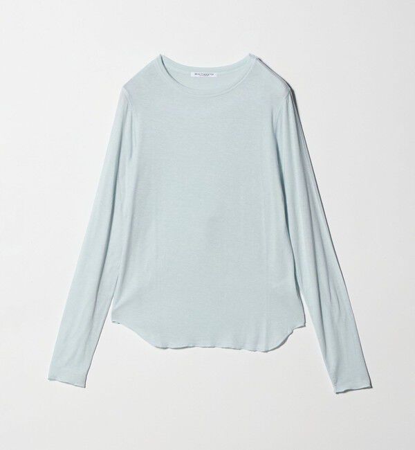 BEAUTY&YOUTH UNITED ARROWS「セルロースブレンド クルーネックカットソー」|Tシャツ・カットソー|LT.BLUE