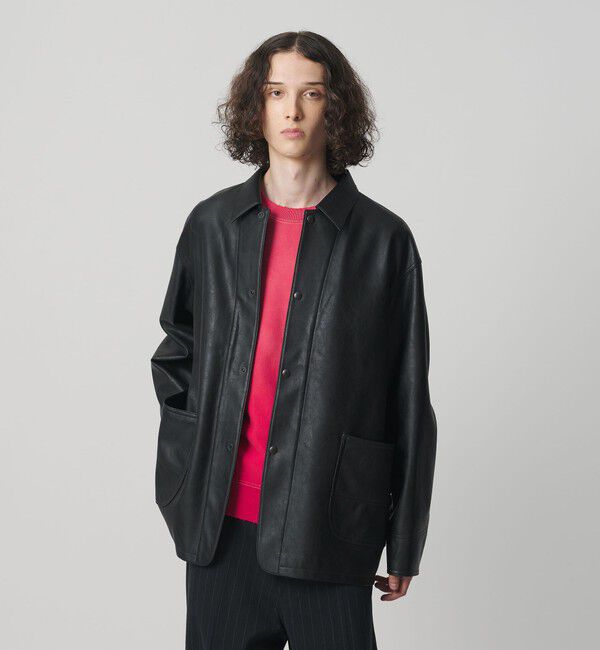 MONKEY TIME「レザーライク カバーオール」|その他|