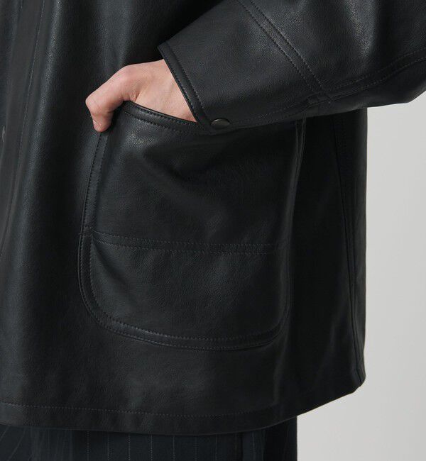 MONKEY TIME「レザーライク カバーオール」|その他|