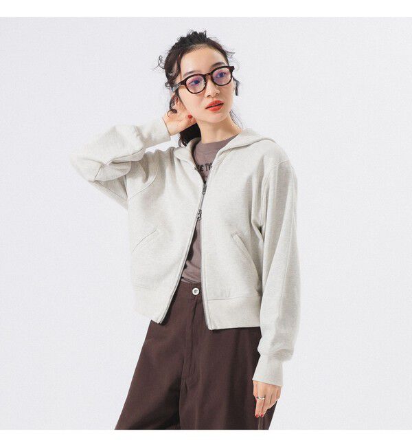 BEAMSBOY「セーラー スウェット フルジップ」|スウェット・ジャージ|OATMEAL