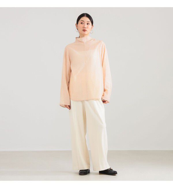 Demi-Luxe BEAMS 「オフタートル ブラウス」|シャツ・ブラウス|