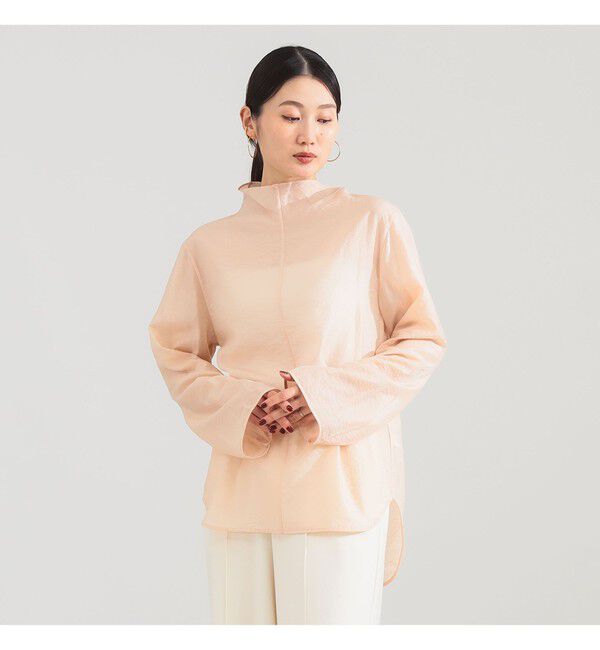 Demi-Luxe BEAMS 「オフタートル ブラウス」|シャツ・ブラウス|