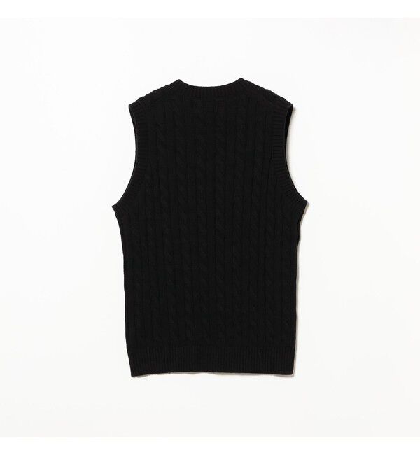 BEAMS PLUS「V-Neck Vest Cable」|ニット・セーター|
