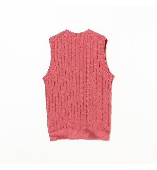 BEAMS PLUS「V-Neck Vest Cable」|ニット・セーター|