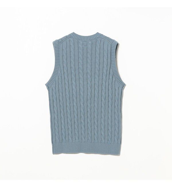 BEAMS PLUS「V-Neck Vest Cable」|ニット・セーター|