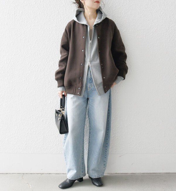 SHIPS any「【WEB限定】SHIPS any: バーシティ ジャケット 25AW」|ブルゾン・スタジャン|