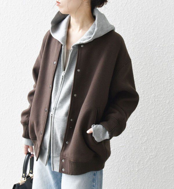 SHIPS any「【WEB限定】SHIPS any: バーシティ ジャケット 25AW」|ブルゾン・スタジャン|