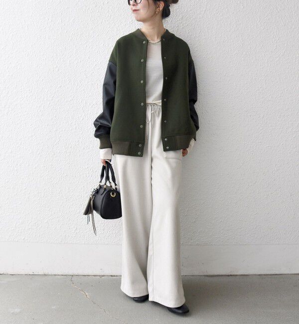 SHIPS any「【WEB限定】SHIPS any: バーシティ ジャケット 25AW」|ブルゾン・スタジャン|