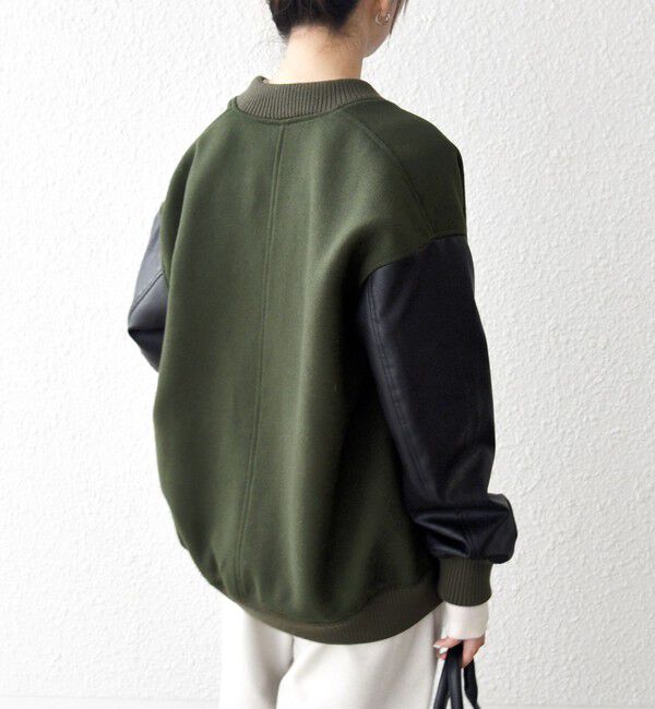 SHIPS any「【WEB限定】SHIPS any: バーシティ ジャケット 25AW」|ブルゾン・スタジャン|