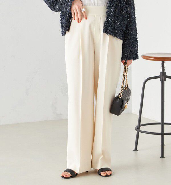 SHIPS for women「〈手洗い可能〉強撚 へビー ツイル ストレート パンツ 24SS ◇」|その他|