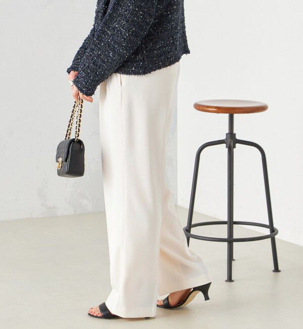 SHIPS for women「〈手洗い可能〉強撚 へビー ツイル ストレート パンツ 24SS ◇」|その他|