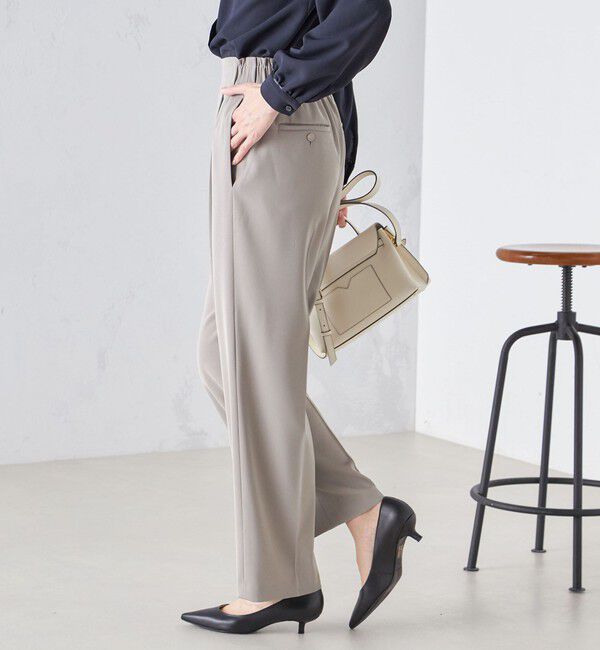 SHIPS for women「〈手洗い可能〉強撚 へビー ツイル ストレート パンツ 24SS ◇」|その他|