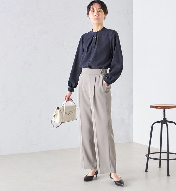 SHIPS for women「〈手洗い可能〉強撚 へビー ツイル ストレート パンツ 24SS ◇」|その他|