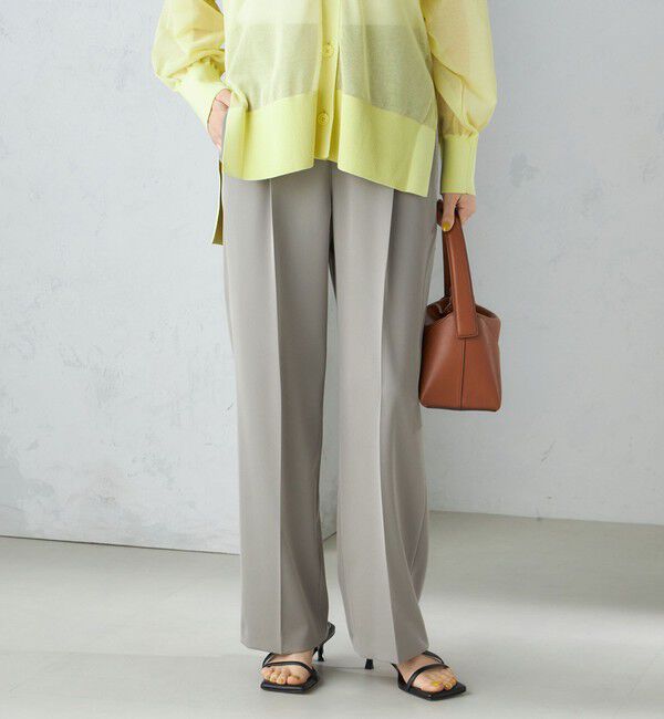 SHIPS for women「〈手洗い可能〉強撚 へビー ツイル ストレート パンツ 24SS ◇」|その他|