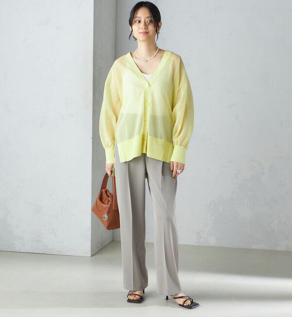 SHIPS for women「〈手洗い可能〉強撚 へビー ツイル ストレート パンツ 24SS ◇」|その他|