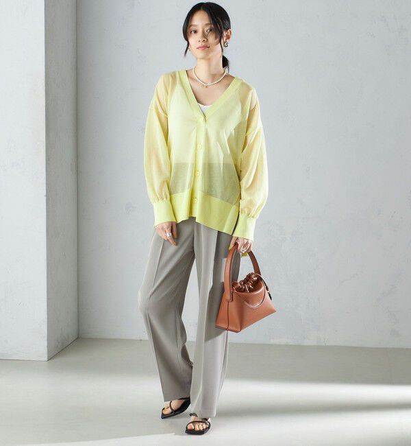 SHIPS for women「〈手洗い可能〉強撚 へビー ツイル ストレート パンツ 24SS ◇」|その他|