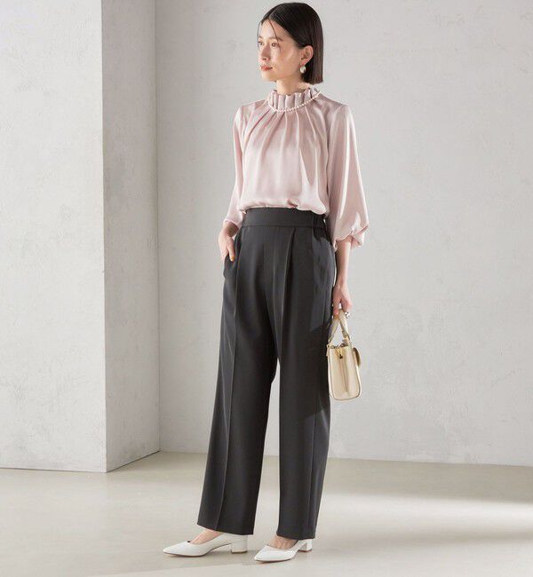 SHIPS for women「〈手洗い可能〉強撚 へビー ツイル ストレート パンツ 24SS ◇」|その他|