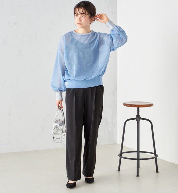 SHIPS for women「〈手洗い可能〉強撚 へビー ツイル ストレート パンツ 24SS ◇」|その他|