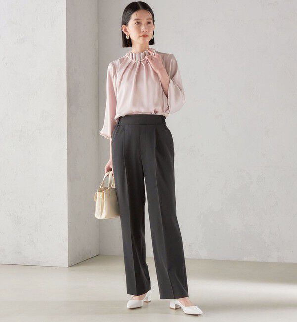 SHIPS for women「〈手洗い可能〉強撚 へビー ツイル ストレート パンツ 24SS ◇」|その他|