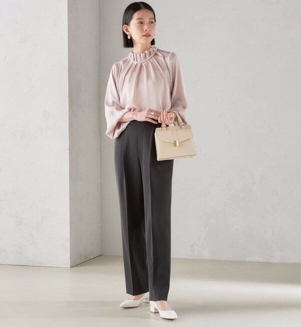 SHIPS for women「〈手洗い可能〉強撚 へビー ツイル ストレート パンツ 24SS ◇」|その他|