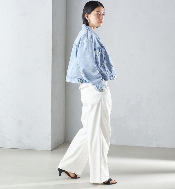 SHIPS for women「〈洗濯機可能〉クロップド デニム ジャケット 24SS ◇」|その他|