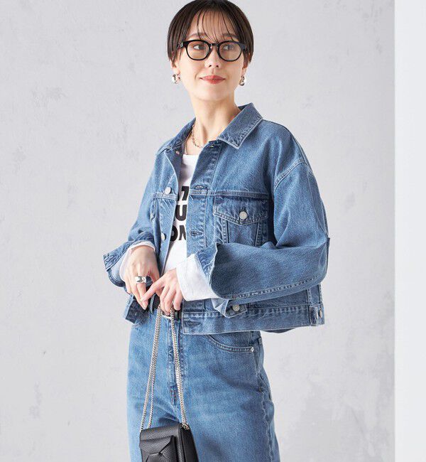 SHIPS for women「〈洗濯機可能〉クロップド デニム ジャケット 24SS ◇」|その他|